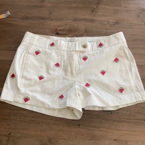 J. Crew Chino White Shorts